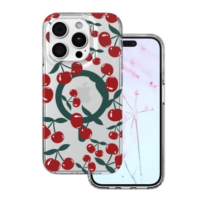 Калъф Cherry Mag за iPhone 14 Pro 6.1" прозрачен
