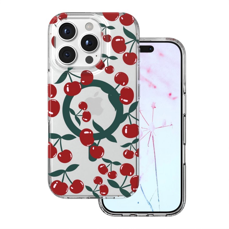 Калъф Cherry Mag за iPhone 16 Pro 6.3" прозрачен