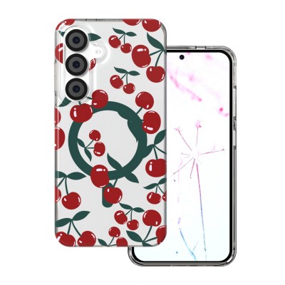 Прозрачен калъф Cherry Mag за Samsung Galaxy S24 / S25
