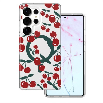 Прозрачен калъф Cherry Mag за Samsung Galaxy S25 Ultra