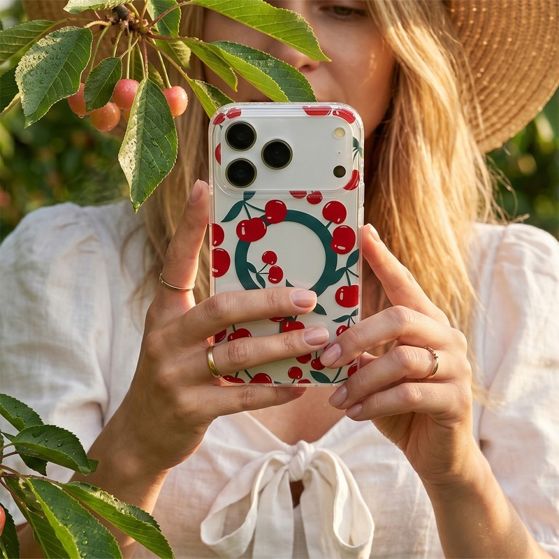 Калъф Cherry Mag за iPhone 11 прозрачен