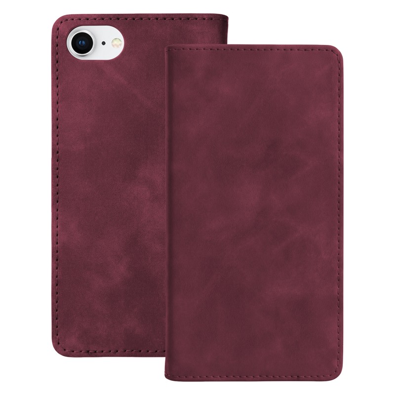 Калъф Smart Suede за iPhone 7 / 8 / SE 2020 / SE 2022 бордо
