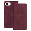 Калъф Smart Suede за iPhone 16e / 17e, бордо