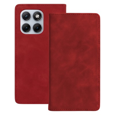 Калъф Smart Suede за Motorola Edge 70 Fusion червен