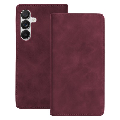 Калъф тип тефтер Smart Suede за Samsung Galaxy A16 5G бордо