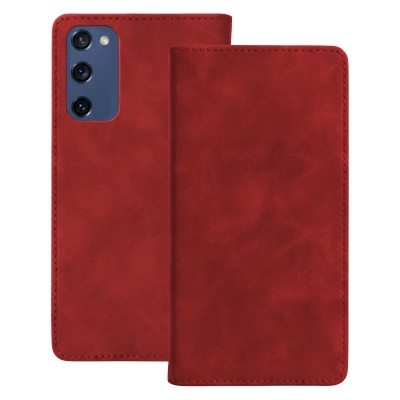Калъф Smart Suede за Samsung Galaxy S20 FE / S20 Lite / S20 FE 5G червен