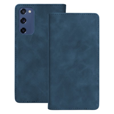 Калъф Smart Suede за Samsung Galaxy S20 FE / S20 Lite / S20 FE 5G тъмносин