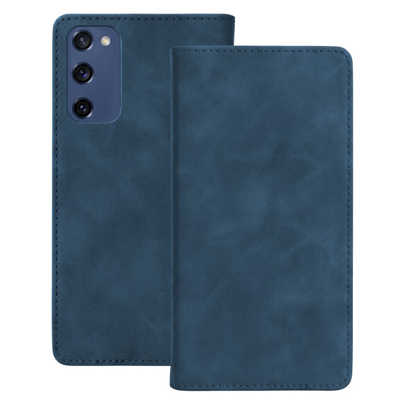 Калъф Smart Suede за Samsung Galaxy S20 FE / S20 Lite / S20 FE 5G тъмносин