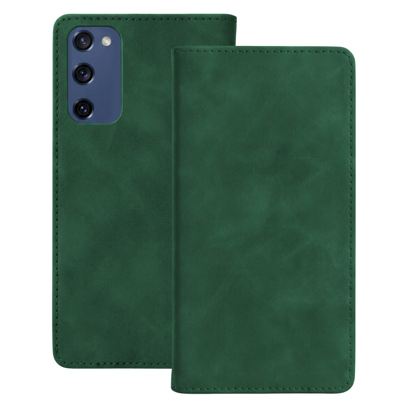 Калъф Smart Suede за Samsung Galaxy S20 FE / S20 Lite / S20 FE 5G зелен