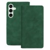 Калъф Smart Suede за Samsung Galaxy S25 зелен