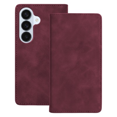 Калъф Smart Suede за Samsung Galaxy S26, бордо