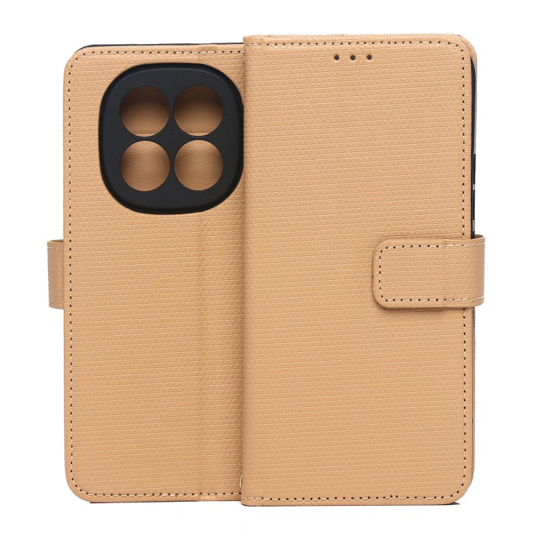 Калъф Smart Triangle за Xiaomi Redmi Note 15 5G кафяв
