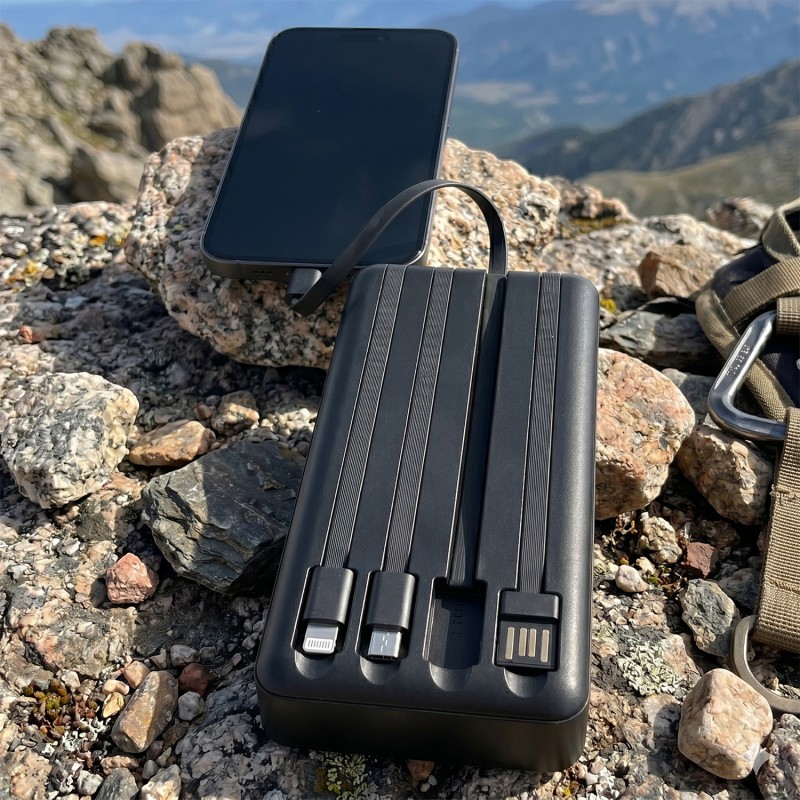 Setty solar power bank SLR-120 20000 mAh черен