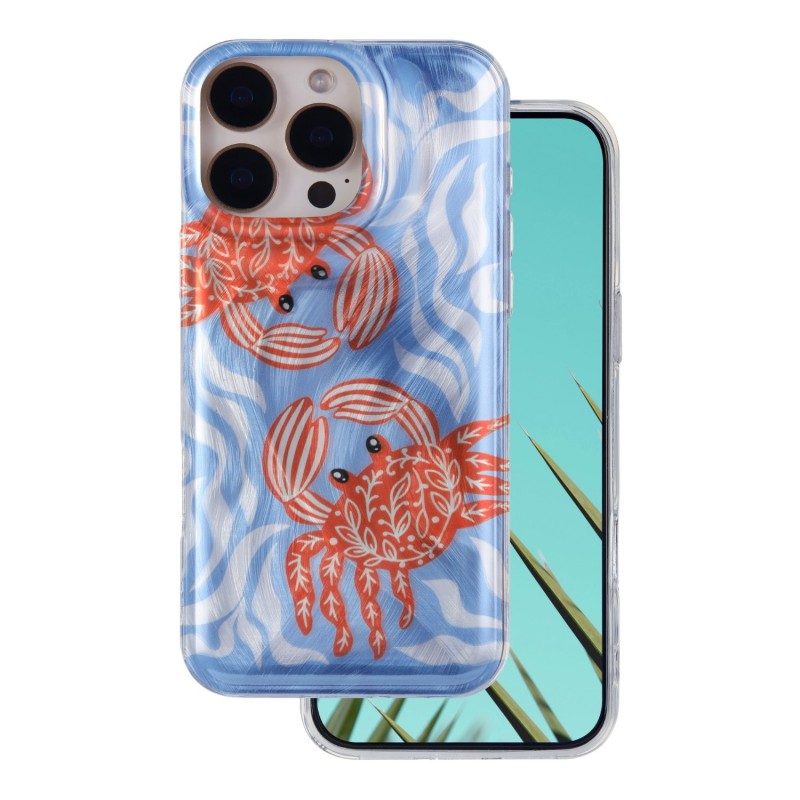 Ultra Trendy Summer калъф за iPhone 15 Pro 6.1" crab