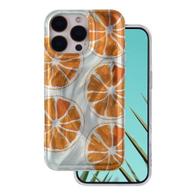 Ultra Trendy Summer калъф за iPhone 15 Pro 6.1" оранжев