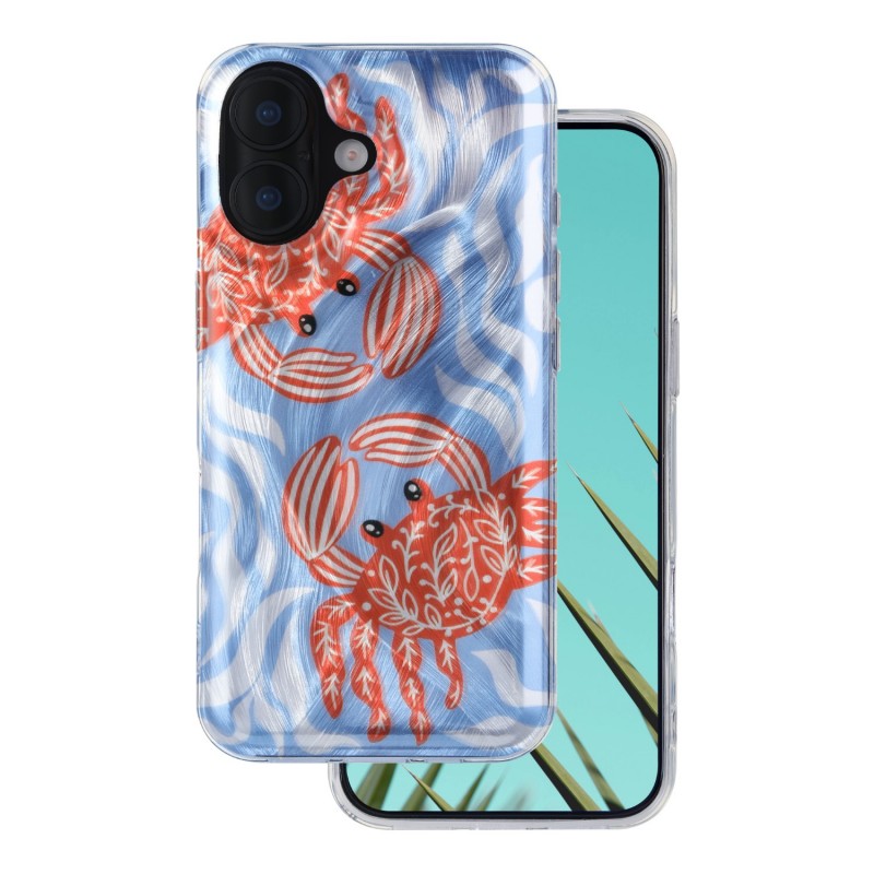 Ultra Trendy Summer калъф за iPhone 16 6.1" crab