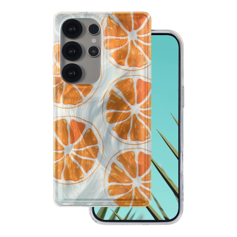 Ultra Trendy Summer калъф за Samsung Galaxy S24 / S25 оранжев