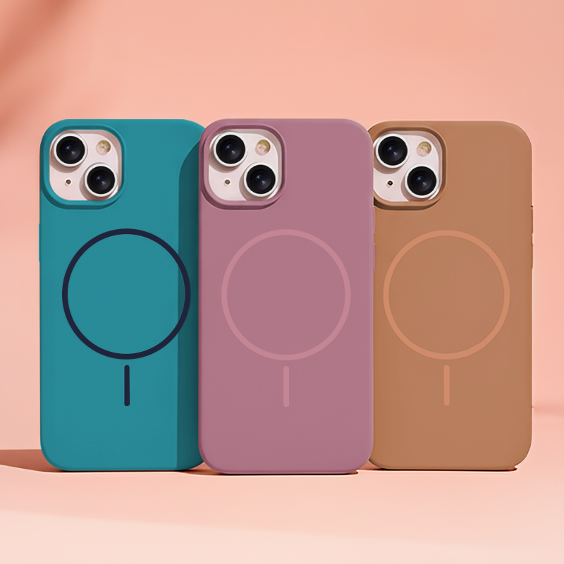 Силиконов калъф Thin Mag за iPhone 12 / 12 Pro 6.1" тюркоаз