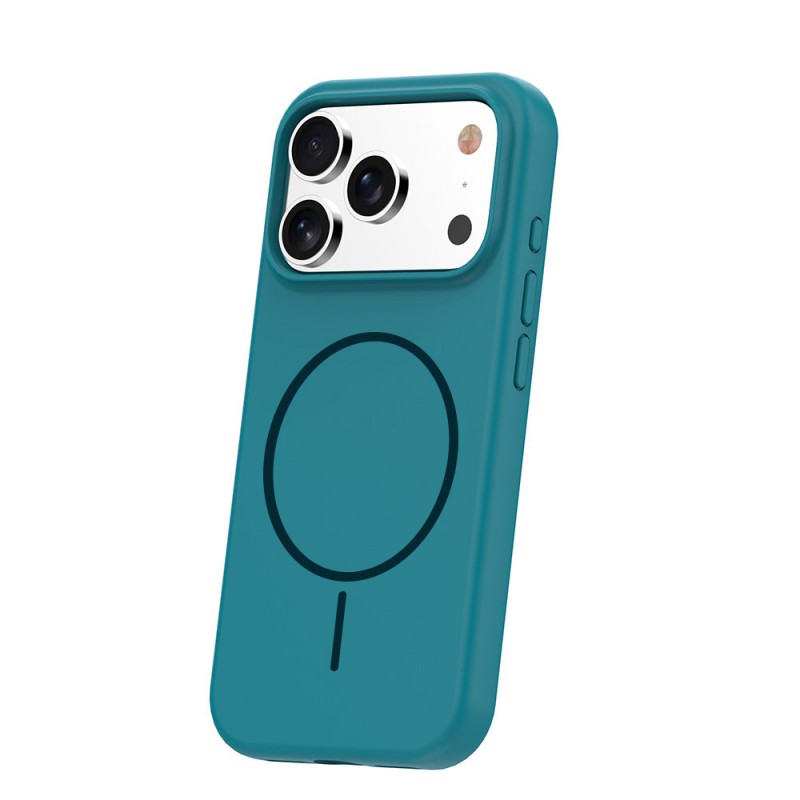 Силиконов калъф Thin Mag за iPhone 12 / 12 Pro 6.1" тюркоаз