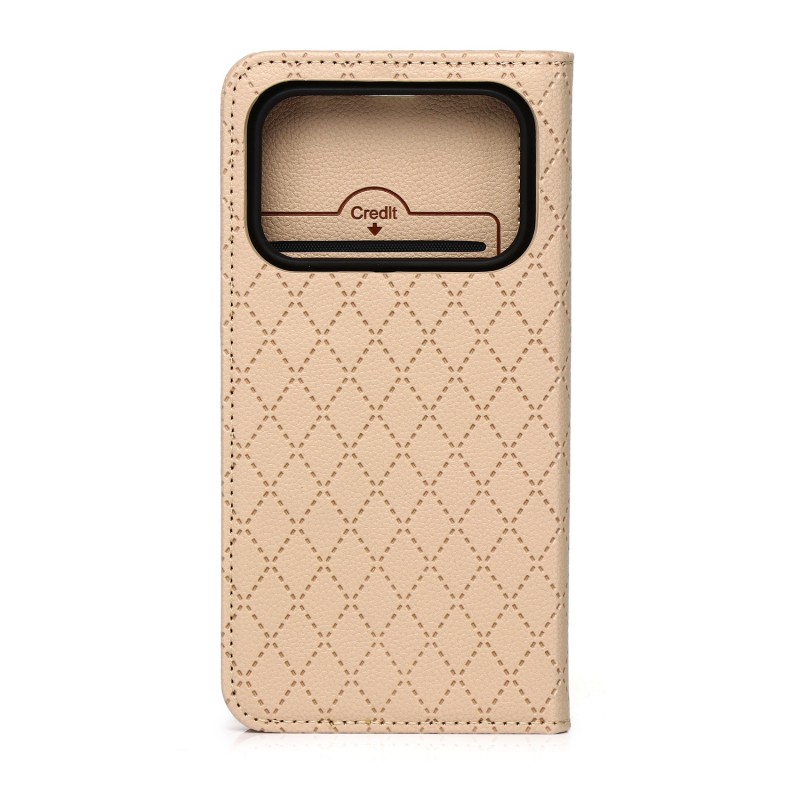 Кейс Smart Caro за Honor 600 / Honor 600 Pro бежов