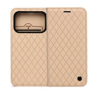 Кейс Smart Caro за Honor 600 / Honor 600 Pro бежов