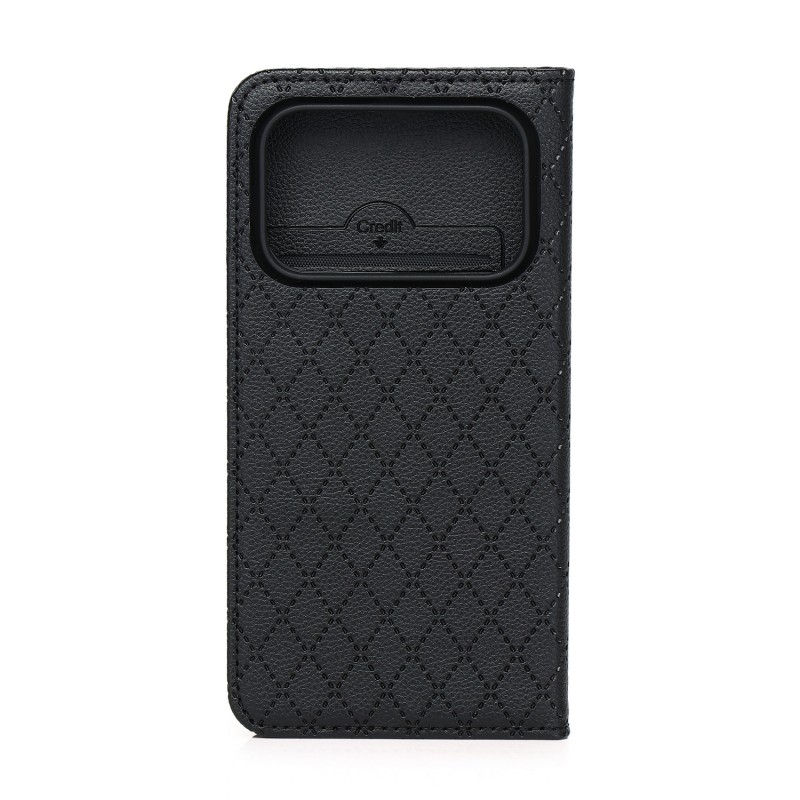 Калъф Smart Caro за Honor 600 / Honor 600 Pro, черен