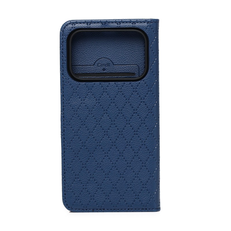 Калъф Smart Caro за Honor 600 / Honor 600 Pro, тъмносин