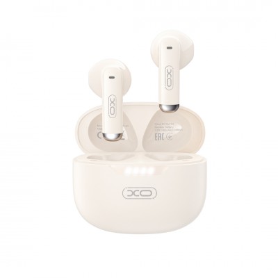 XO Bluetooth слушалки G50 TWS бежови