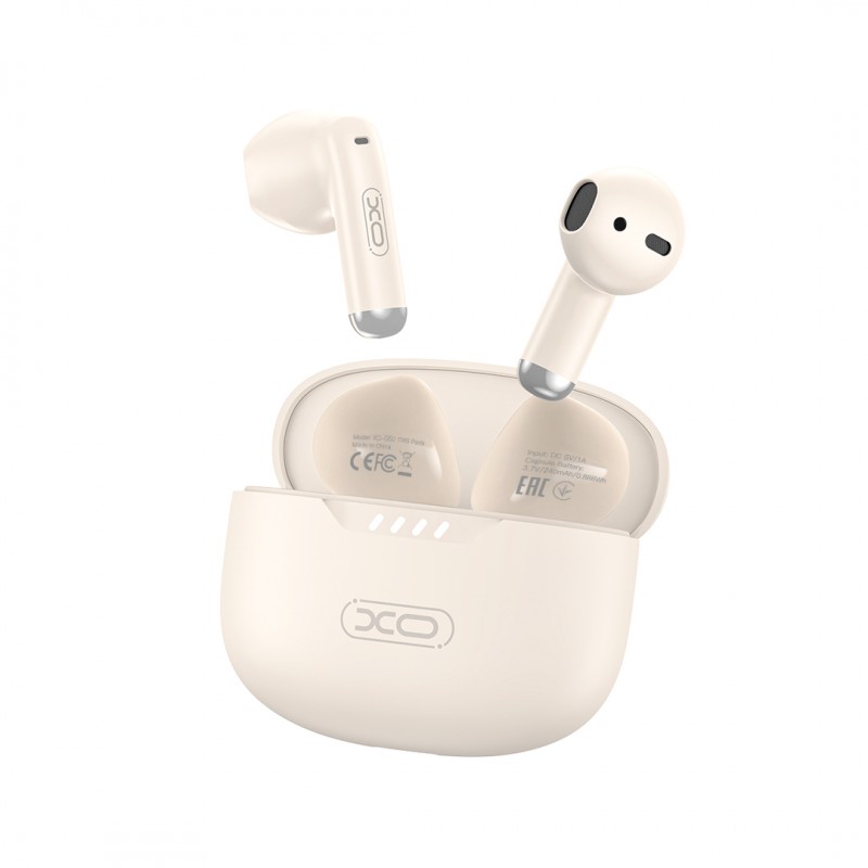 XO Bluetooth слушалки G50 TWS бежови