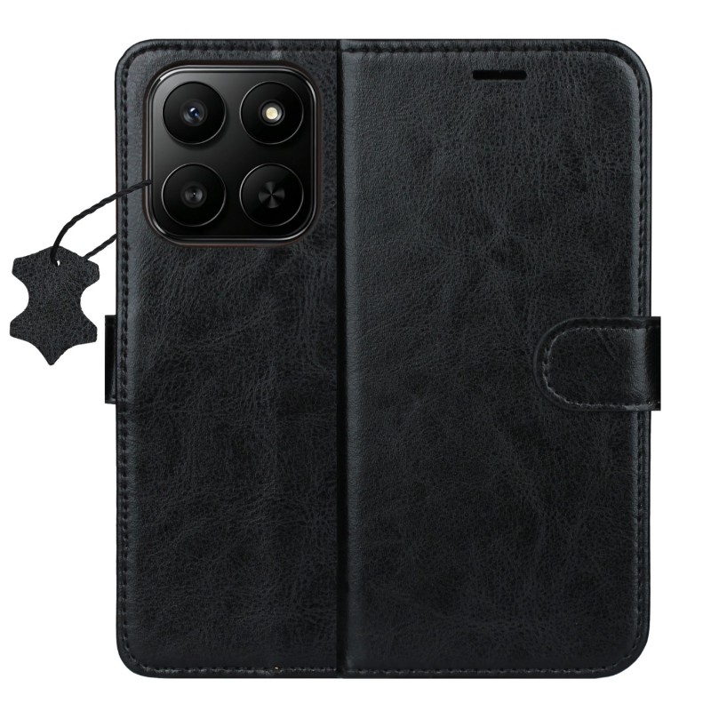 Кожен калъф Smart Luxe за Motorola Edge 70 Fusion черен