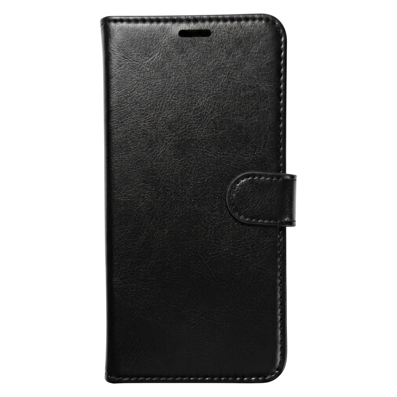 Кожен калъф Smart Luxe за Samsung Galaxy S25 FE черен