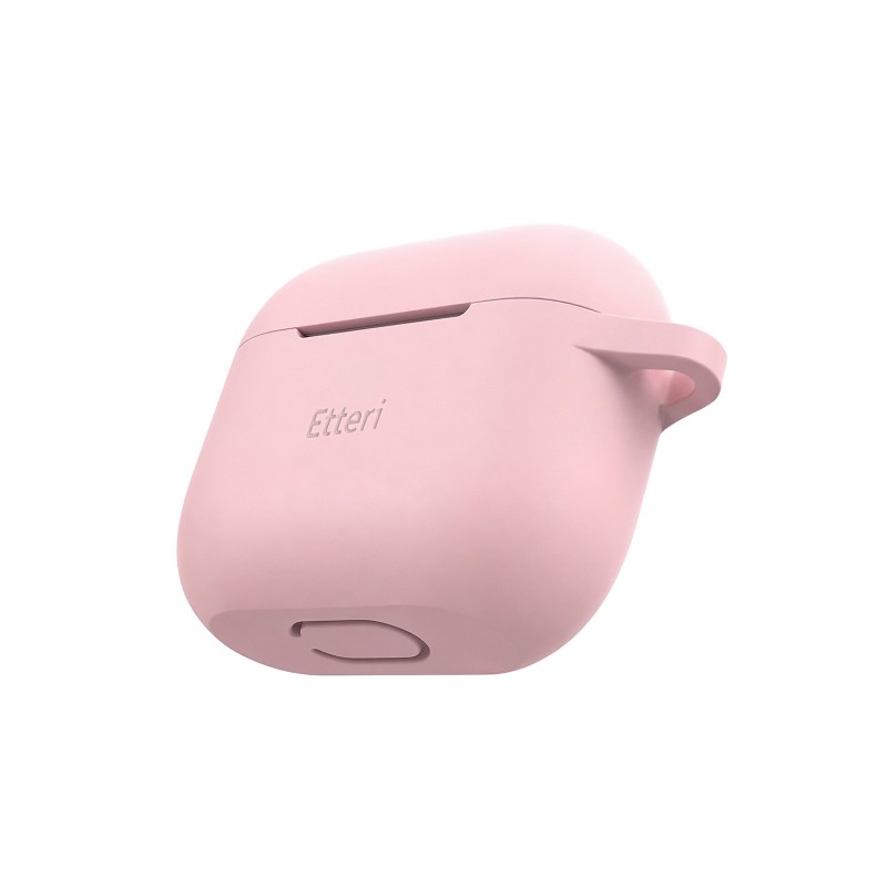 Силиконов калъф Etteri за Airpods 3 светло розов