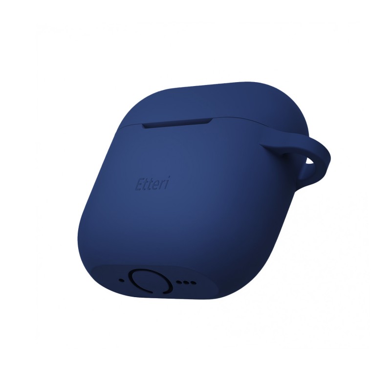 Силиконов калъф Etteri за AirPods 4, тъмно син