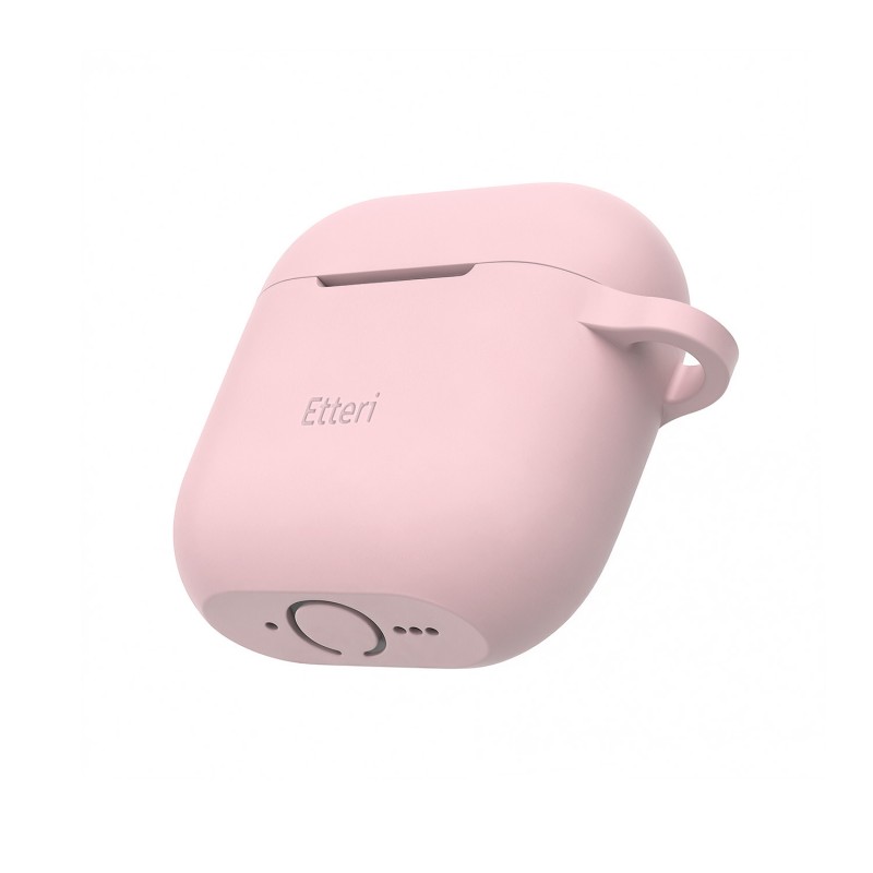 Силиконов калъф Etteri за AirPods 4 светло розов