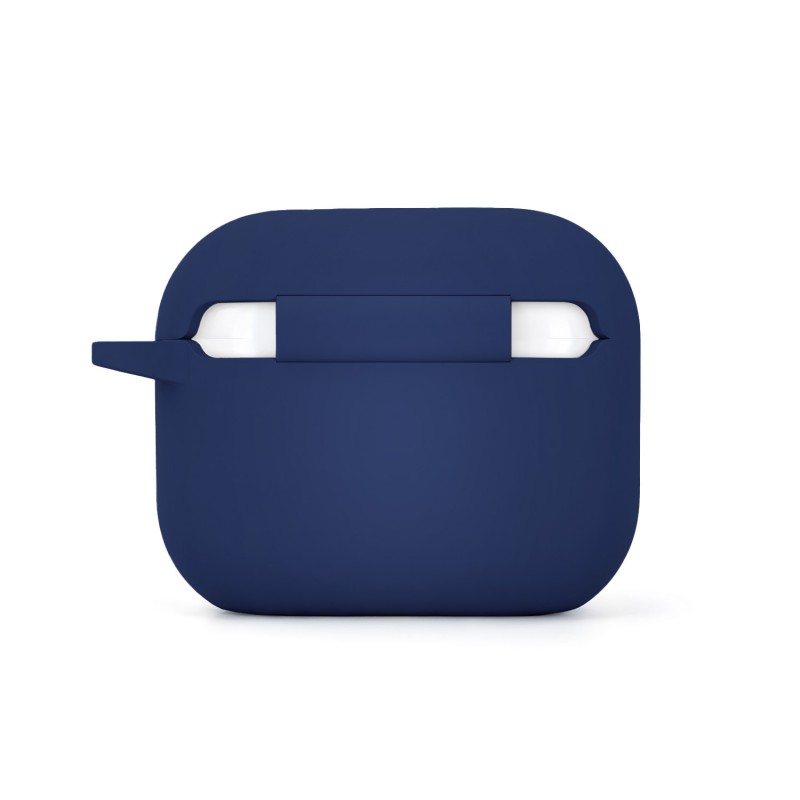 Силиконов калъф Etteri за AirPods Pro 3, тъмно син