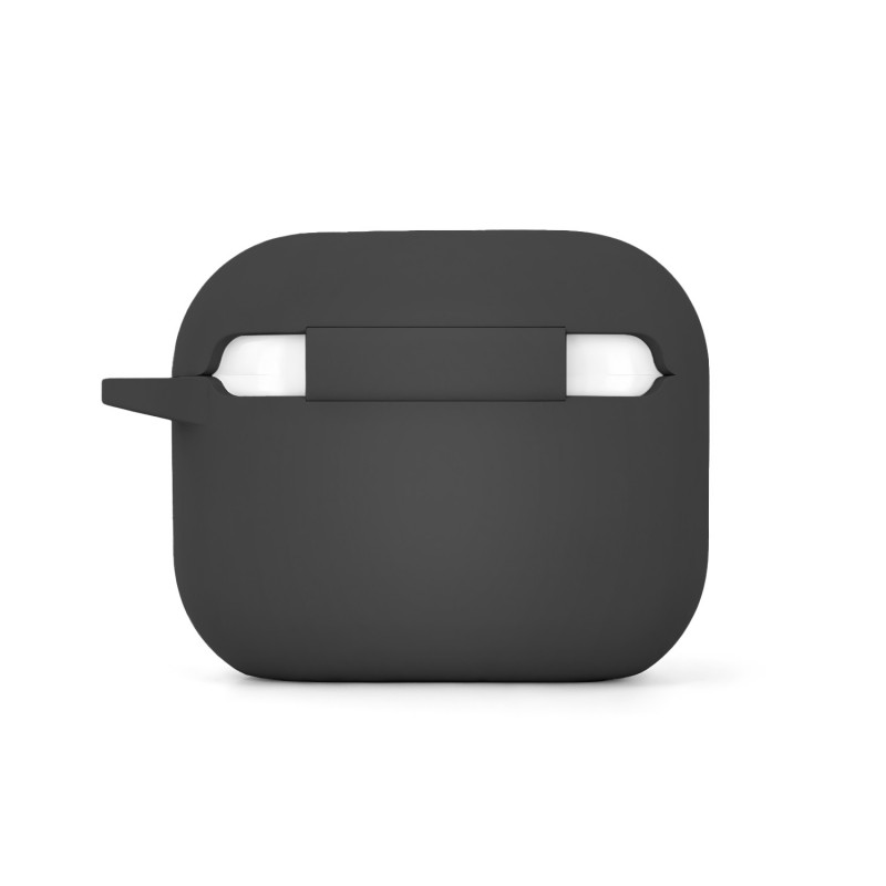 Силиконов калъф Etteri за AirPods Pro 3 черен