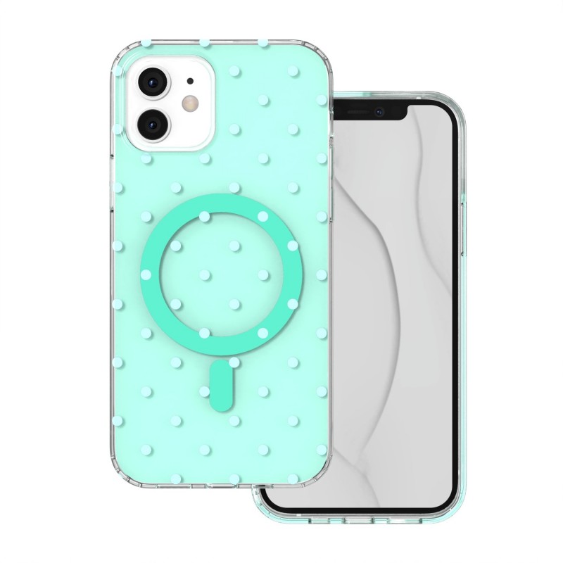 Кейс Bubble Dots Mag за iPhone 11 зелен
