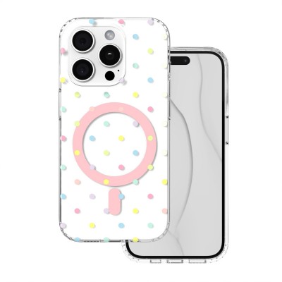 Кейс Bubble Dots Mag за iPhone 15 Pro 6,1