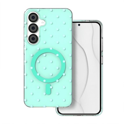Кейс Bubble Dots Mag за Samsung S24 / S25 зелен