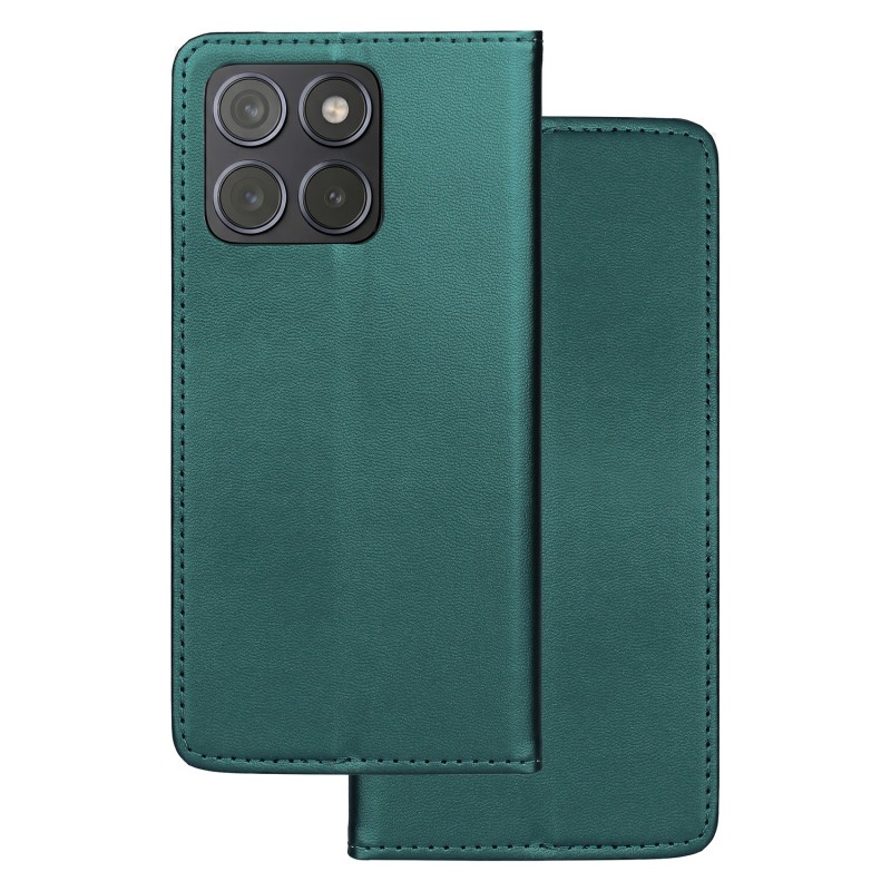 Калъф Smart Magnetic за Motorola Edge 70 Fusion, тъмно зелен