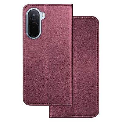 Smart Magnetic калъф за Xiaomi Redmi A7 Pro бордо