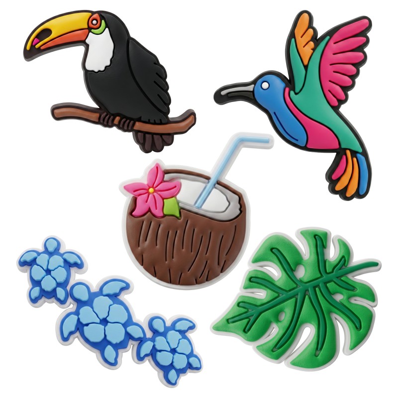 Sticker 3D Tropical birds комплект 5 бр.