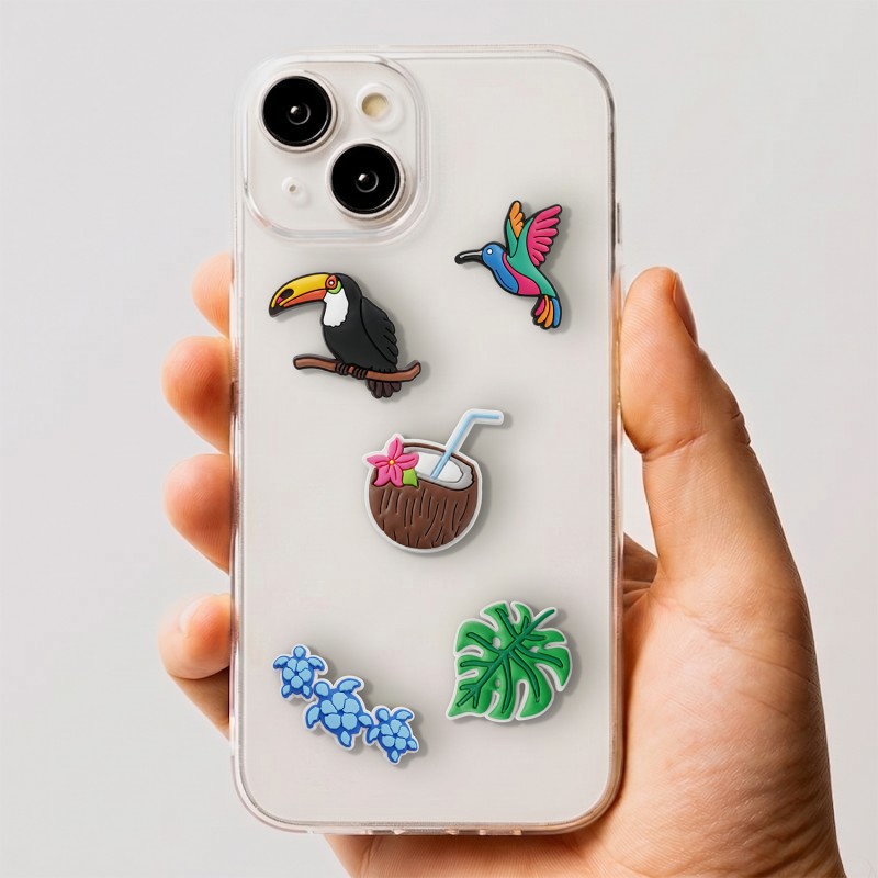 Sticker 3D Tropical birds комплект 5 бр.