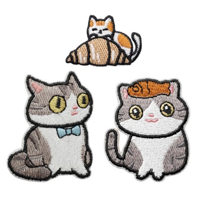 Нашивка котка 1 комплект 3 бр.