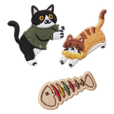 Нашивка котка 2 комплект 3 бр.
