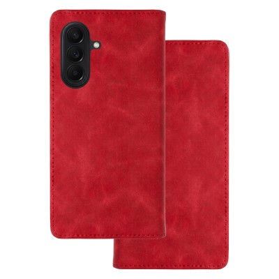 Калъф тип тефтер Smart Suede за Samsung Galaxy A27 5G червен