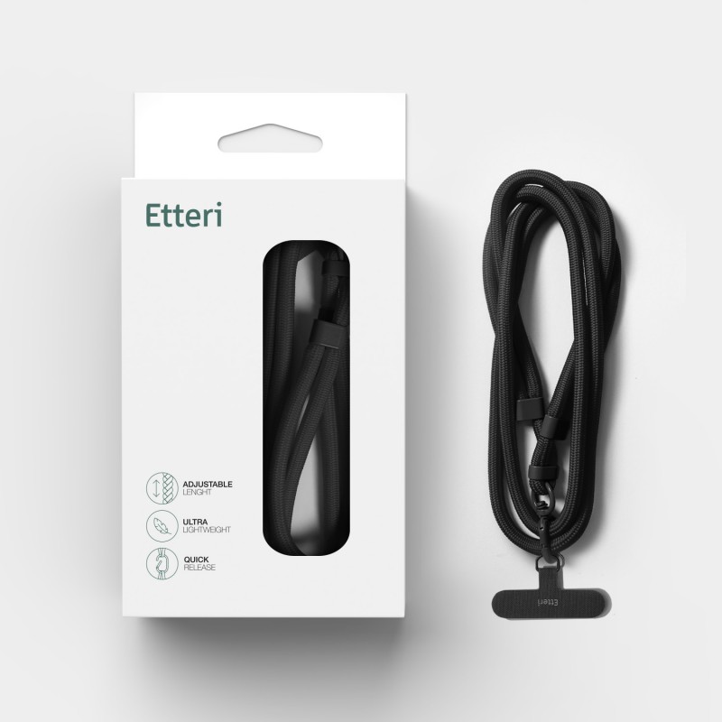 Etteri универсална връзка за телефон черна