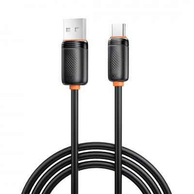 XO кабел NB302 USB - USB-C 1,0m 3A черен