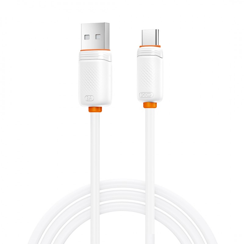 XO кабел NB302 USB - USB-C 1,0m 3A бял