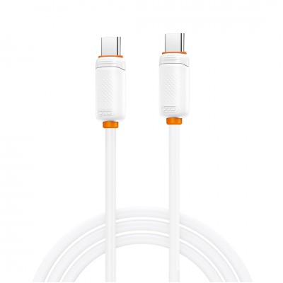 XO кабел NB-Q298 PD USB-C - USB-C 1,0m 240W бял